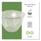 Eco-Products 48 oz. Renewable and Compostable Plastic Salad Bowls with Lids - Clear (150/Carton)